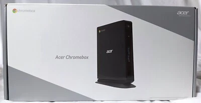 New Acer Chromebox CXI2-4GKM 4GB RAM 16GB SSD Desktop Black Keyboard & Mouse - Image 1 of 4