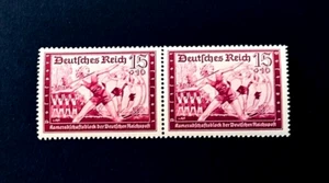 GERMANY Stamp Pair - 1939 Charity Series Semi Postal 15+10pfg MNH  r57 - Picture 1 of 2