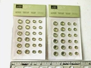 Gemas de diamantes de imitación helados estampación, 2 paquetes, NUEVO, paquetes sin abrir - Imagen 1 de 3