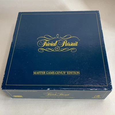 Trivial Pursuit Master Game Genus Edition 1983 Horn Abbot Parker vintage  - Image 1 of 4
