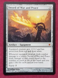 Magic The Gathering NUEVA ESPADA PHYREXIA DE GUERRA Y PAZ tarjeta de artefacto Magic The Gathering Magic The Gathering - Imagen 1 de 2