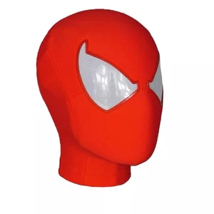 Scarlet Spider-Man Maschera Spiderman Ben Reilly Maschera Completa Costume Cosplay Halloween - Foto 1 di 10