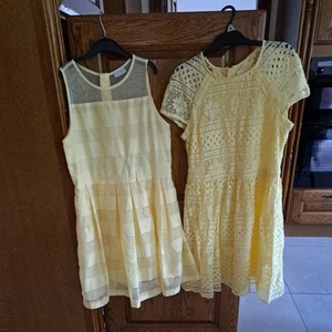 Girls Yellow Lemon Dress 13 And 13/14 Years - Picture 1 of 7
