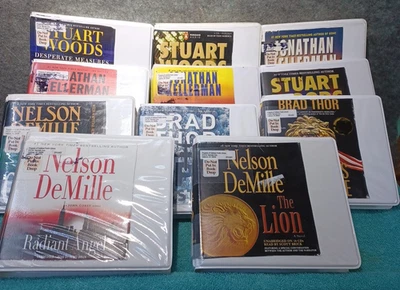 CD аудиокниги триллер лот из 11 - Вудс Келлерман Брэд Тор Нельсон Демиль - Изображение 1 из 4