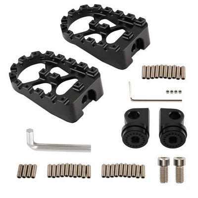 Wide Fat Foot Pegs Pedals For Harley Dyna 1983-2017 For Harley Fatboy 1990-2017 - Изображение 1 из 4
