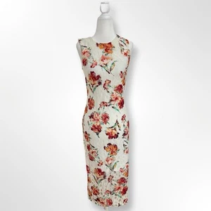 New York Tags! New York & Company Lace Floral Bodycon Midi Dress | Size XS - Picture 1 of 7