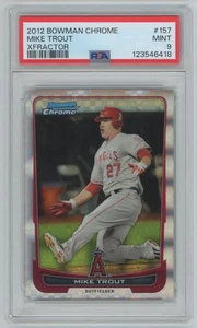 Mike Trout 2012 Bowman Chrome X-Fractor PSA 9 #157 Los Angeles Angels - Bild 1 von 2