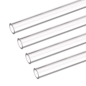 PETG Tubing Hard 10mm ID, 14mm OD, 50cm Length, High Transparent Clear 4pcs - Zdjęcie 1 z 7