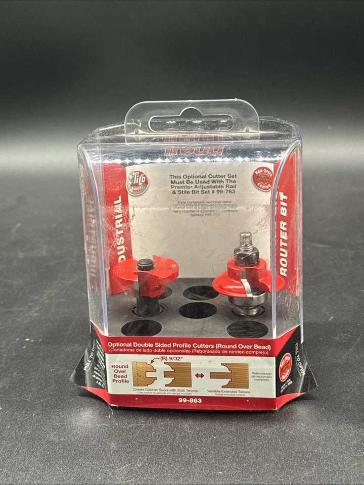 Freud 99-863, 1-11/16 In. Premier Adjustable Rail & Stile Bit With 1/2 In. Shank - Image 1 of 1