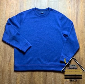 Crown & Ivy Men’s Blue Sweater Crew Neck Cotton Size XL SKU #77 - Picture 1 of 7