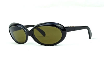RARE FROG-EYE PERSOL RATTI SUNGLASSES VINTAGE BLACK FRAME ITALY 60s OUTDOORS - Image 1 of 4
