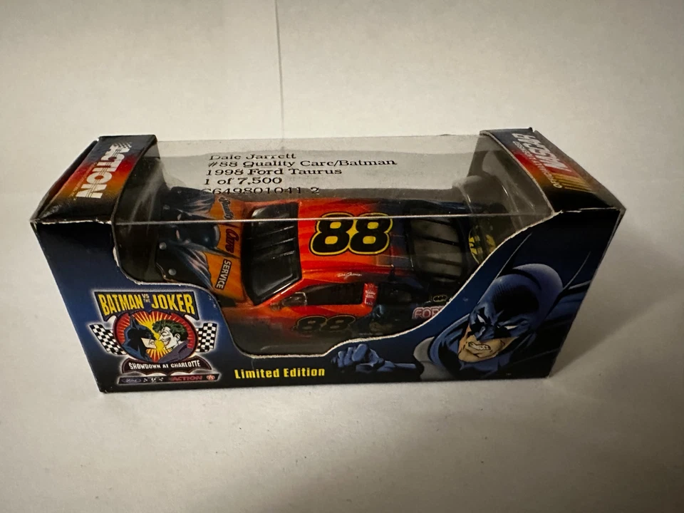 Batman NASCAR 1998 Dale Jarrett Quality Care 1:64 diecast Foto 1 de 1