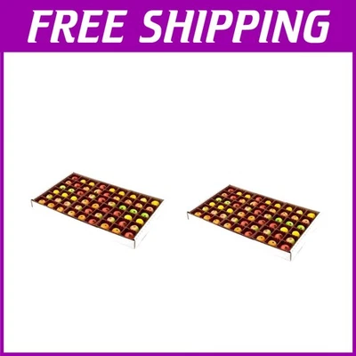 Lujosa bandeja de fruta de mazapán de 54 piezas - Delicias surtidas kosher de 25 oz Foto 1 de 2