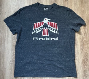 First Gen Pontiac Firebird American Navy Blue Lucky Brand T-Shirt Herren XXL - Bild 1 von 4