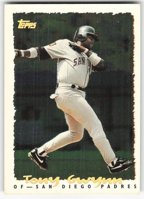1995 Topps #228 Tony Gwynn BASEBALL San Diego Padres - Image 1 of 2