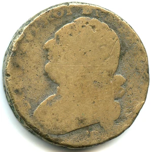 SELTEN Louis XVI, 12 Denier mit Dijon-Bündel, Sorte sehr schwer Nr. 7957 - Bild 1 von 2