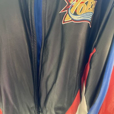 Chaqueta de cuero Philadelphia 76ers, Carl Banks G3 Foto 1 de 3