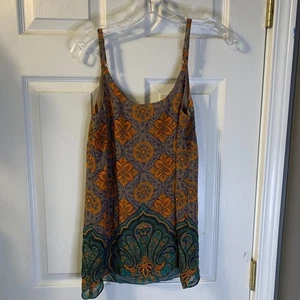 CABI Damen Boho Camisole Tank Top Gr. XS Arabesque leicht gefüttert Hippie - Bild 1 von 7