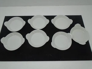 Apilco Porcelain 7" Round Oven To Table Dishes x 7 - Picture 1 of 3