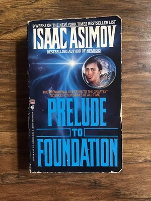 PRELUDE TO FOUNDATION by Isaac Asimov 1989 VINTAGE Paperback Book  - Image 1 of 4