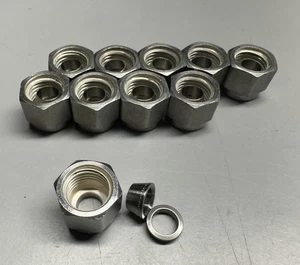 Lot of 10, Swagelok SS-400-NFSET 1/4" Stainless Steel Nut & Ferrule Set New - Picture 1 of 1