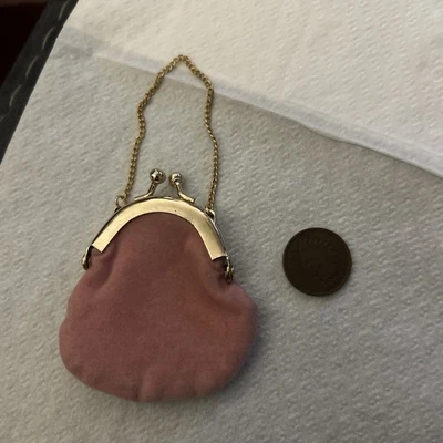 Pleasant Company American Girl Accessories Pink Coin Purse, 1 Cent Coin - Image 1 of 3