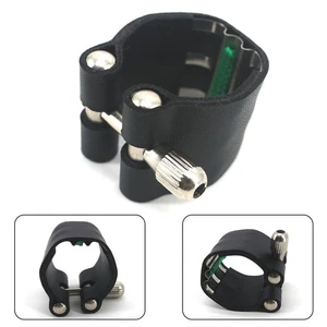 Alto Sax Ligature Alto Sax Ligature Saxophone Mouthpiece 37*34*27mm Black - Picture 1 of 12