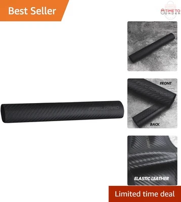 Protector de vaina de bicicleta de cuero de carbono para remo de montaña BMX protector de bicicleta de carretera Foto 1 de 4