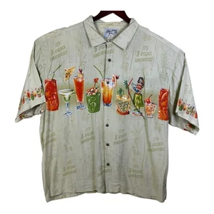 Big Dogs “It’s 5 O’clock Somewhere” Men’s 3XL Hawaiian Shirt 100% Rayon - Picture 1 of 11