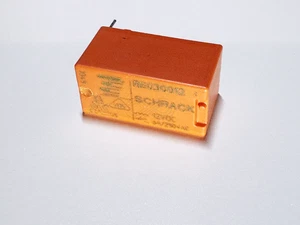 RE030012 Schrack PCB Relay 12VDC SPST 6A 250VAC 4-Pin - Picture 1 of 4