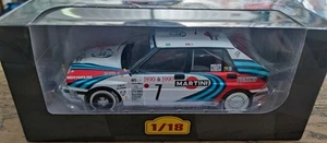ixo 1/18 Altaya Lancia Delta Integrale Martini Auriol Winner Rally Montecarlo - Imagen 1 de 1
