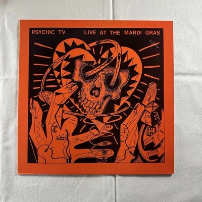 PSYCHIC TV Live At The Mardi Gras LP Temple Records 1988 UK Original EXCELLENT! Foto 1 de 4
