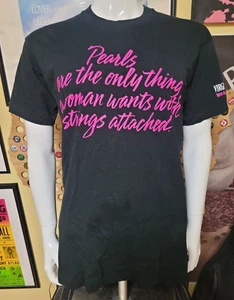 T-shirt bambino vintage anni 80 90 Virginia Slim Pearls You've Come A Long Way grande bella - Foto 1 di 3