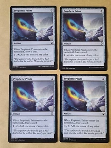 4x Prophetic Prism - MTG Commander Legends CMR Common NM - Imagen 1 de 1