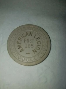 Vintage Collectable Clay Poker Chip. American Legion. Card Marker - Picture 1 of 3