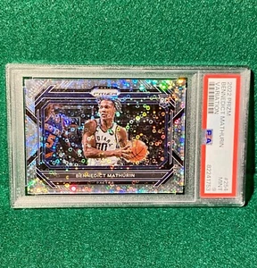2022-23 Prizm BENNEDICT MATHURIN Variation Fast Break Prizm Rookie PSA MINT 9 - Picture 1 of 2