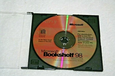 Microsoft Bookshelf 98 Reference Library CD-ROM for Windows NT Windows 95 1998   - Image 1 of 3