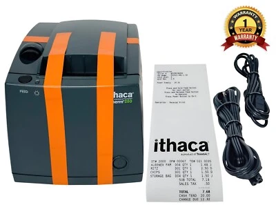 TransAct Ithaca iTherm 280 POS Receipt Printer USB Autocutter 1 YR WARRANTY - Image 1 of 4