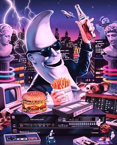 Retro Moon Man Mac Tonight Reprint POSTER - Picture 1 of 7