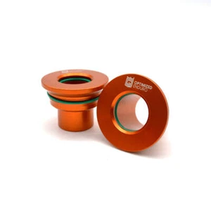 Optimized Enduro Rear Wheel Spacer Upgrade Kit for KTM 2023-2025 (Orange) - Picture 1 of 3