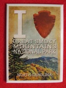 Refrigerator Magnet: The GREAT SMOKY MOUNTAINS National Park ~ North CAROLINA - Picture 1 of 3