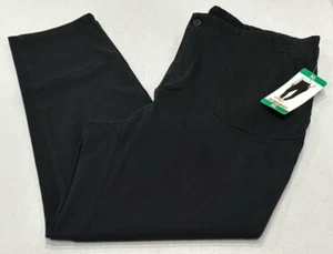 32 Degrees Heat Women's Pockets Button Pants, Black, Size XL - Picture 1 of 4