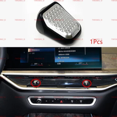 ✨Middle A/C Air Vent Outlet Knob Cover w/Chrome For BMW X5 X6 X7 2023-2025 - Image 1 of 4