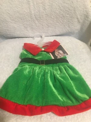 Disfraz Jessica Simpson Talla Pequeña Mrs. Claus Mascota Perro Nuevo Con Etiqueta Foto 1 de 2