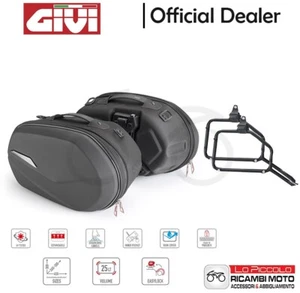 PL2148 + ST609 GIVI COPPIA BORSE RIGIDE LATERALI + TELAI YAMAHA Tracer 700 2021 - Foto 1 di 8