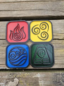 Avatar The Last Airbender Themed Wall Art Set Hand Made - Picture 1 of 4