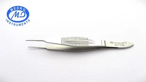 Castroviejo Forceps 4.5" Suturing 0.50mm 1x2 OR Micro Ophthalmic Instruments - Picture 1 of 10