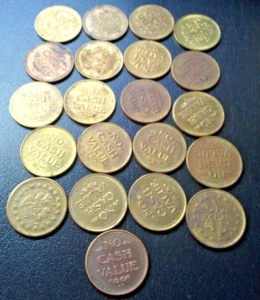 Lote De Colección 21 Fichas Comerciales SIN VALOR EN EFECTIVO Fichas VER FOTOS - Imagen 1 de 11