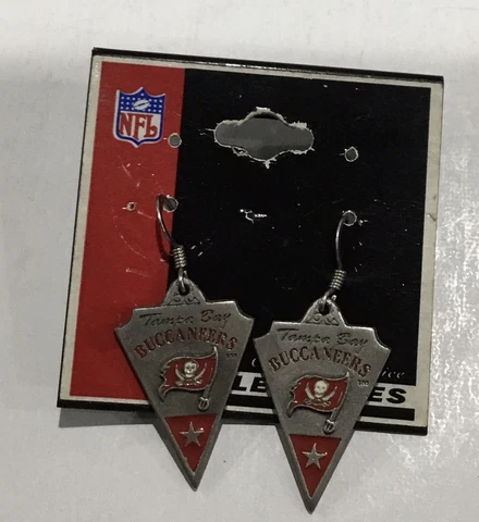 RARE Tampa Bay Buccaneers Pewter Team Logo Dangle Peter David NFL Football Cover