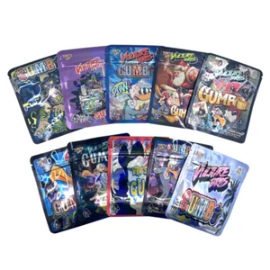 Bolsas de mezcla mate resellables a prueba de olores 100 un. cierre de cremallera bolsa gruesa 9*12 - Imagen 1 de 30